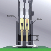 wipe length of One27 SMT connectors
