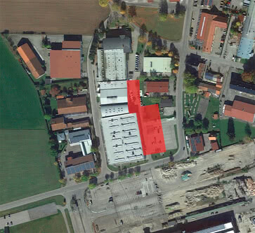 Aerial view on the ept building