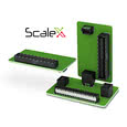 Compact connectors with an innovative contact system