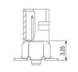 Dimensioni One27 morsettiera diritta H3,25 a 32 poli